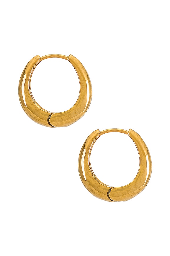 view 2 of 3 Marbella Hoops in Gold