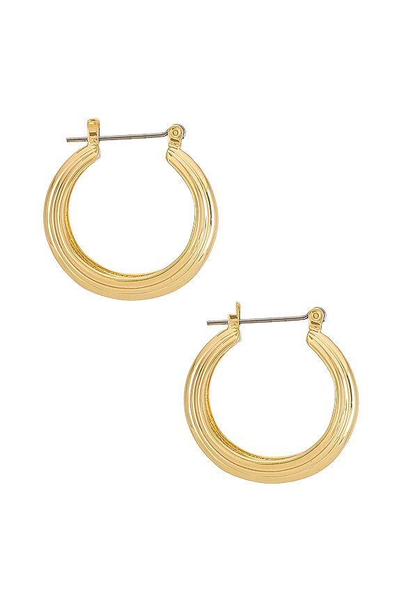 view 2 of 2 ANNEAUX ROSETTA in Gold