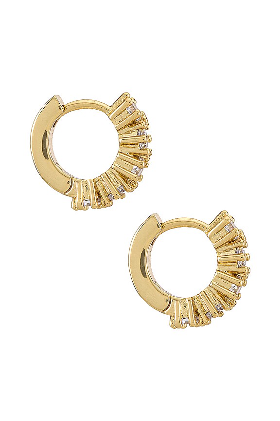 view 2 of 2 BOUCLES D'OREILLES DIAMOND BIJOUX in Gold