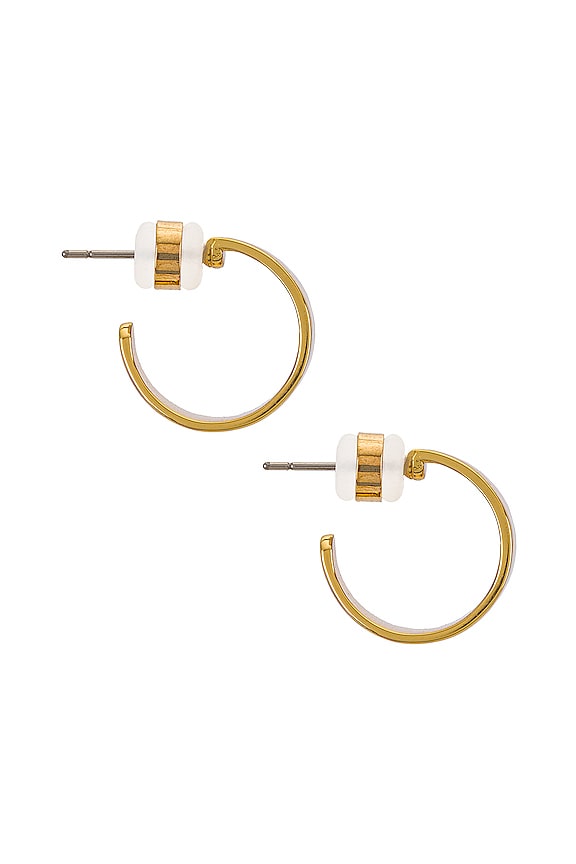 view 2 of 2 The Baby Margot Hoops in Gold