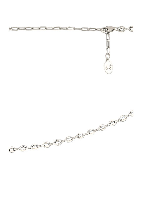 view 2 of 3 the Violante Belly Chain in Silver