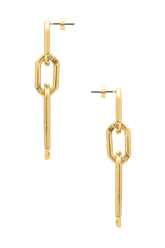 view 2 of 2 SLASH 체인 스터드 in Gold