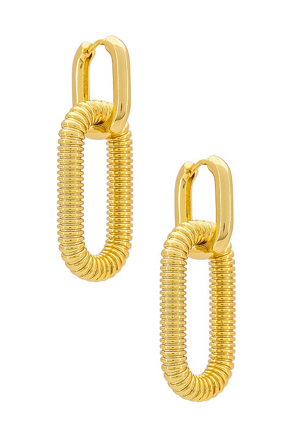 view 2 of 3 BOUCLES D'OREILLES LE SIGNE in Gold