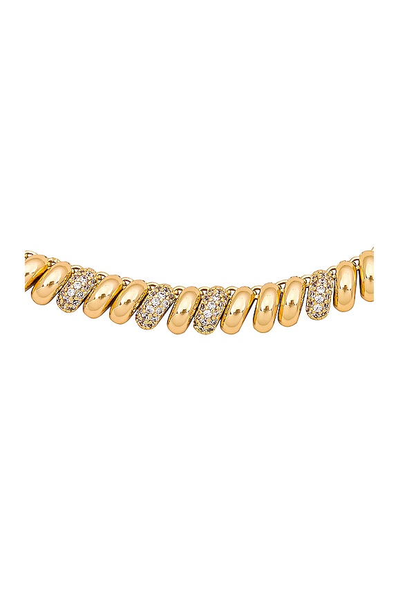 view 2 of 2 COLLIER PAVÉ MARBELLA in Gold