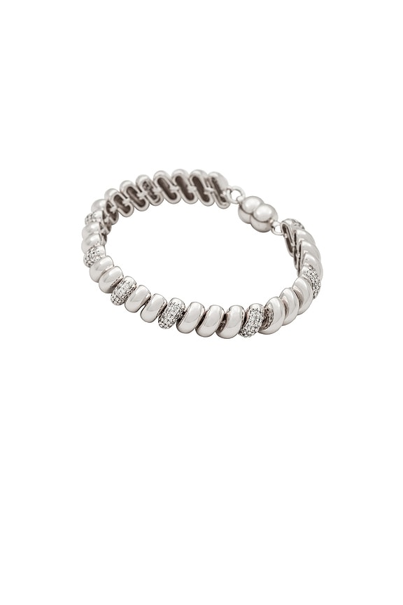 view 1 of 2 The Marbella Pave Bracelet in Silver
