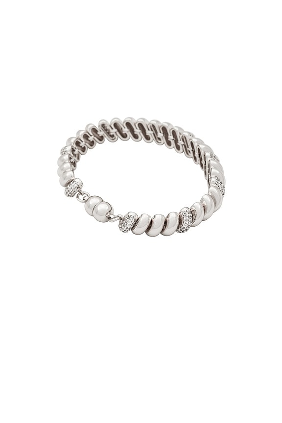 view 2 of 2 The Marbella Pave Bracelet in Silver