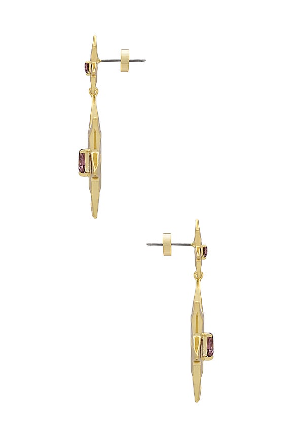 view 2 of 2 The Starry Stud Statement Earrings in Gold