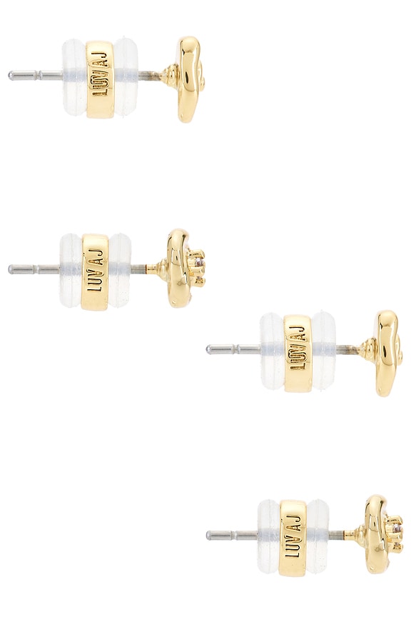 view 2 of 3 COQUILLE 스터드 세트 in Gold