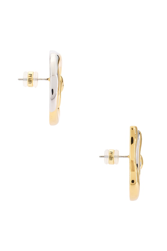 view 2 of 4 Two-tone Coquille Studs in Multi