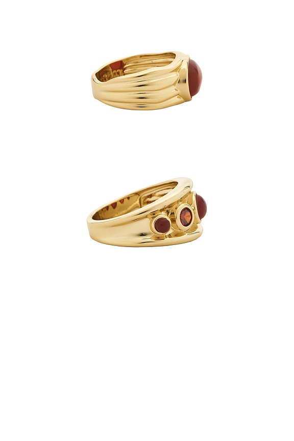 view 2 of 3 The Valencia Ring Set in Gold