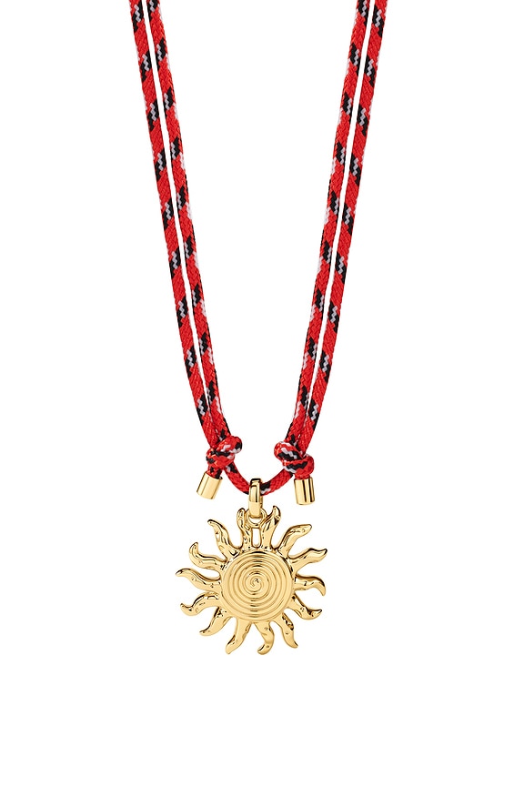 view 2 of 4 The Ibiza Sun Necklace in Gold