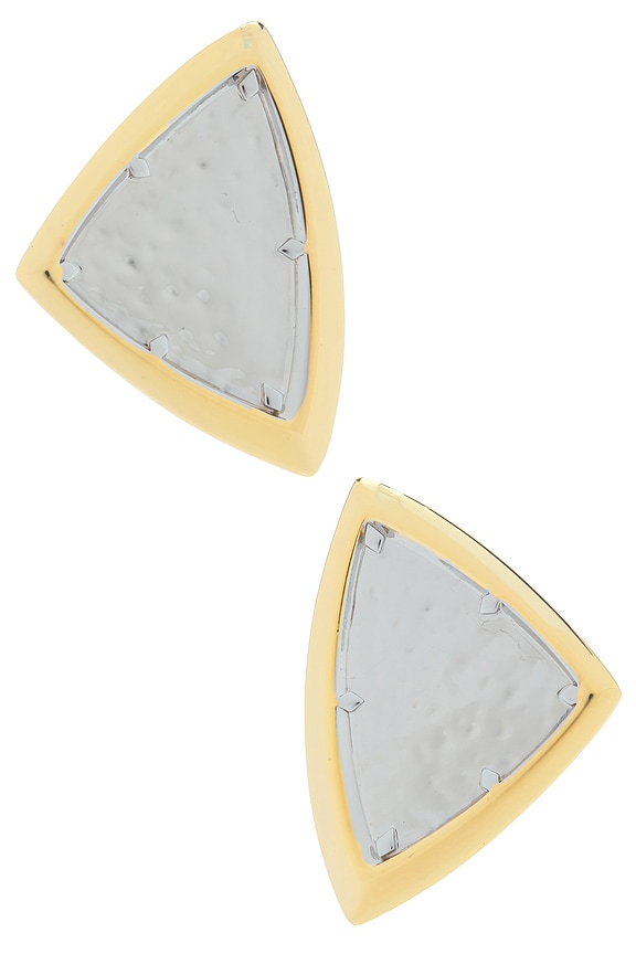 view 1 of 2 The Bianco Nero Studs in Gold