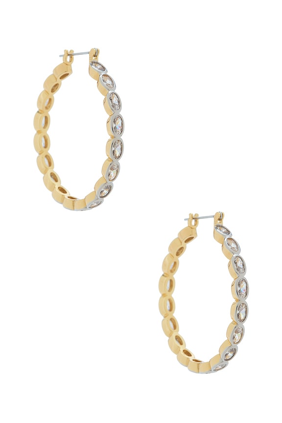 view 1 of 3 The Palais Eternity Hoops in Gold