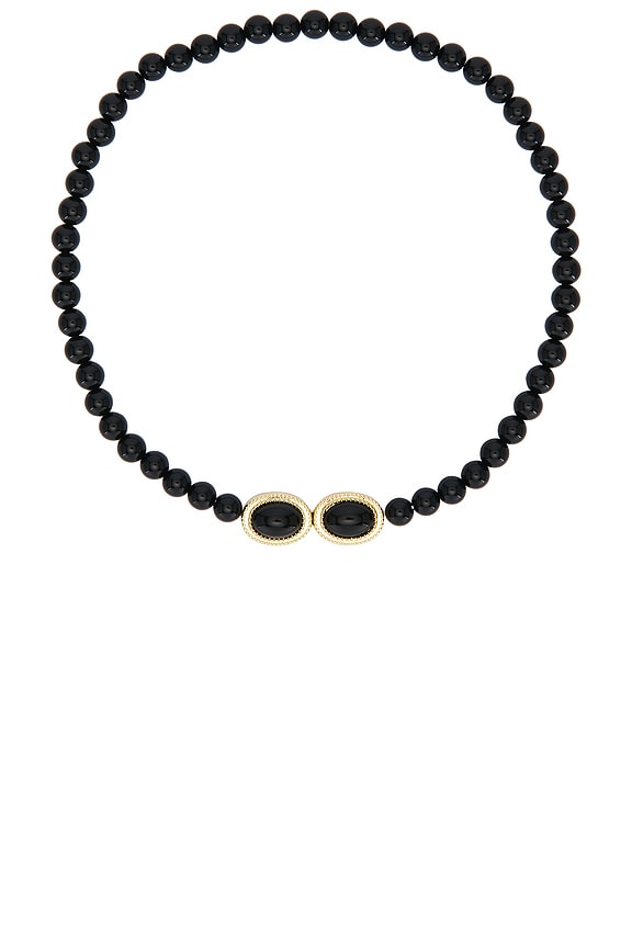view 1 of 2 The Midnight Mesa Beaded Necklace in Gold