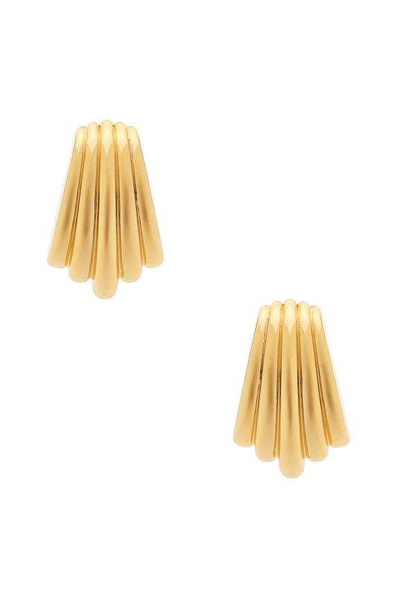 view 1 of 2 The Sundown Statement Studs Earrings in Gold