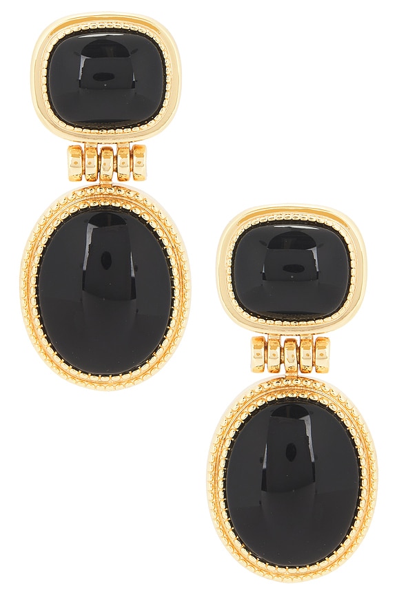 view 1 of 2 Midnight Mesa Drop Studs in Gold