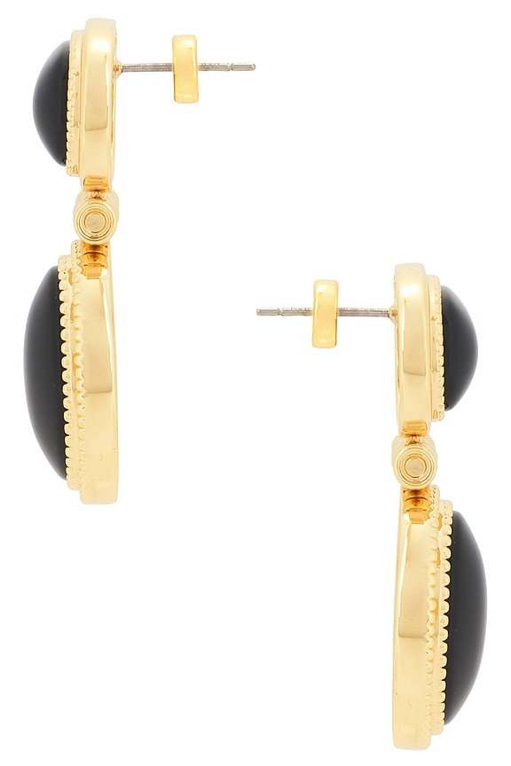 view 2 of 2 Midnight Mesa Drop Studs in Gold
