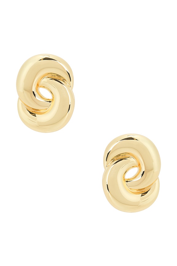 view 1 of 2 The Solstice Knot Studs Earring in Gold