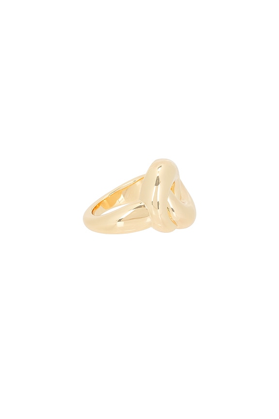 view 2 of 3 The Solstice Knot Ring in Gold