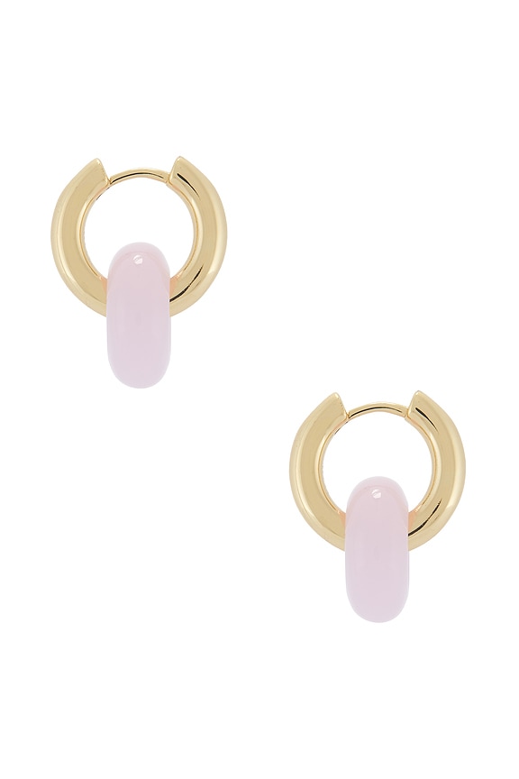 view 2 of 3 The Rio Washer Hoops in Gold