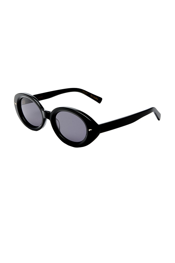 view 2 of 3 LUNETTES DE SOLEIL THE AUDREY in Black & Smoke Mono