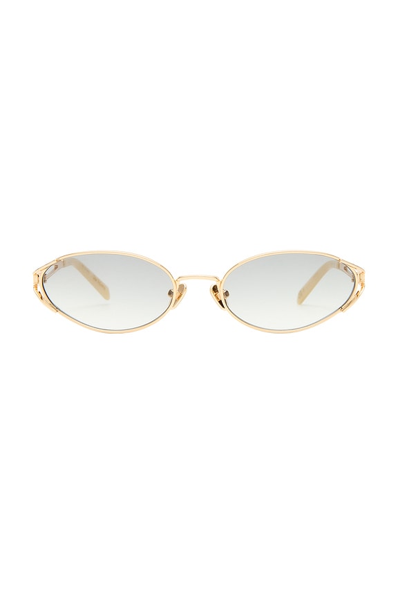 view 1 of 3 The Paloma Sunglasses in Gold & Charcoal Grad