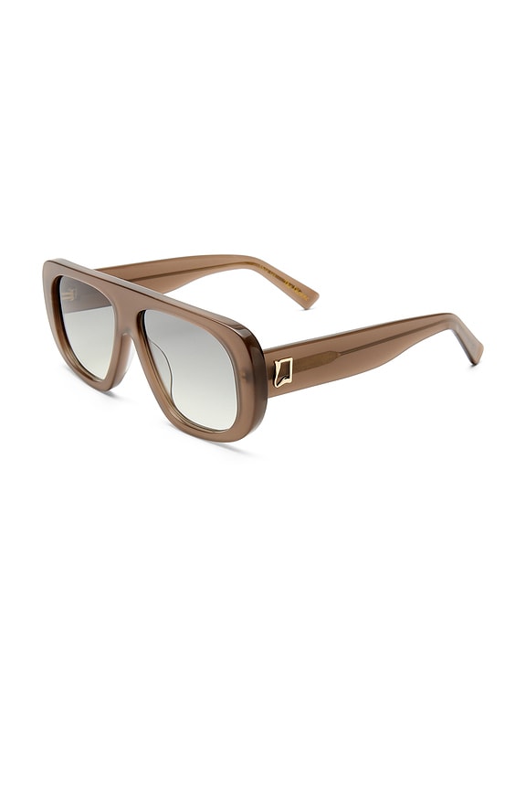 view 2 of 3 LUNETTES DE SOLEIL DIONNE in Mushroom & Charcoal Gradient