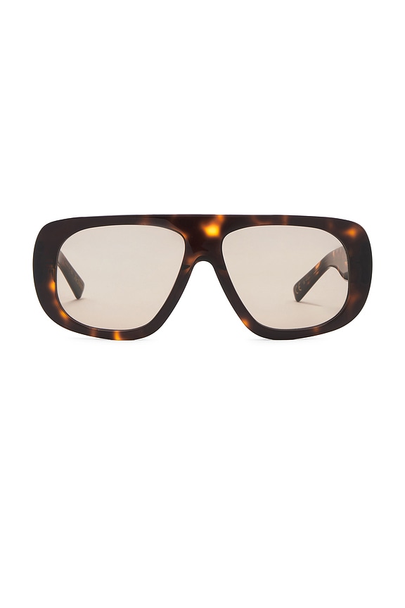 view 1 of 3 LUNETTES DE SOLEIL DIONNE in Crystal Tort & Brown Tint