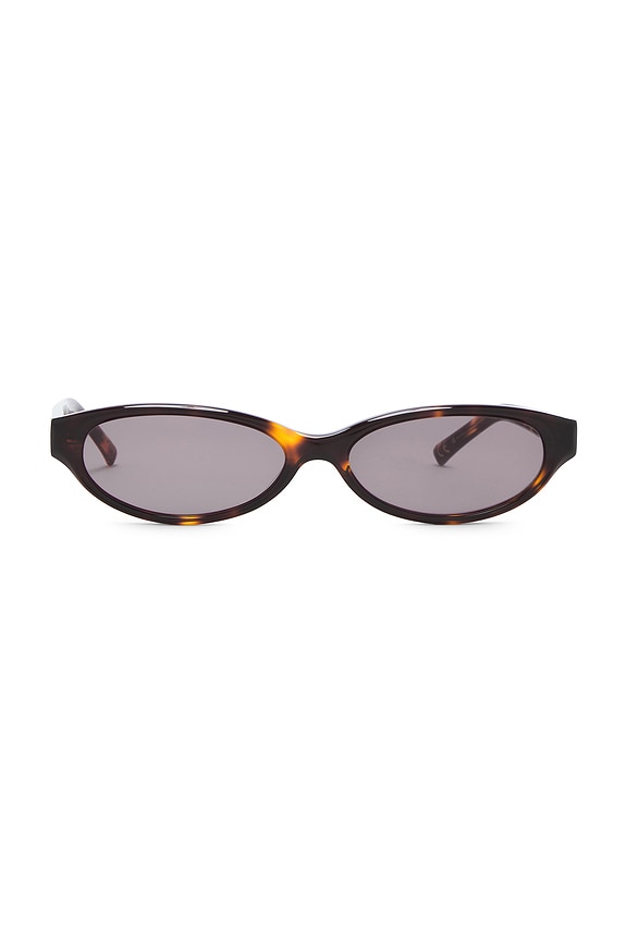 view 1 of 3 LUNETTES DE SOLEIL PETRA in Crystal Tort & Burgundy Tint