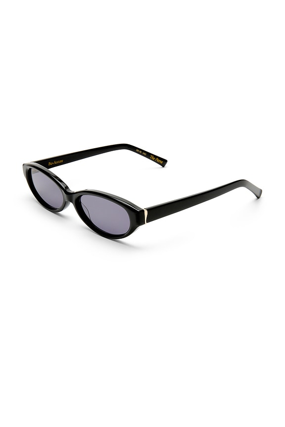 view 2 of 3 The Petra Sunglasses in Black & Smoke Mono