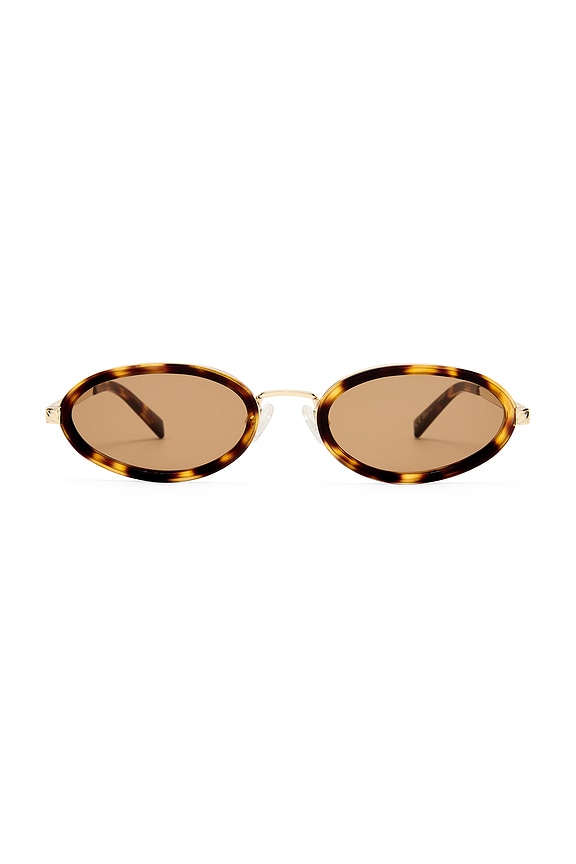 view 1 of 2 LUNETTES DE SOLEIL SAGE in Crystal Tort & Chocolate Mono