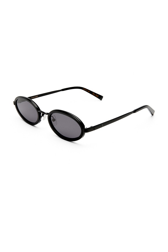 view 2 of 2 The Sage Sunglasses in Black & Smoke Mono