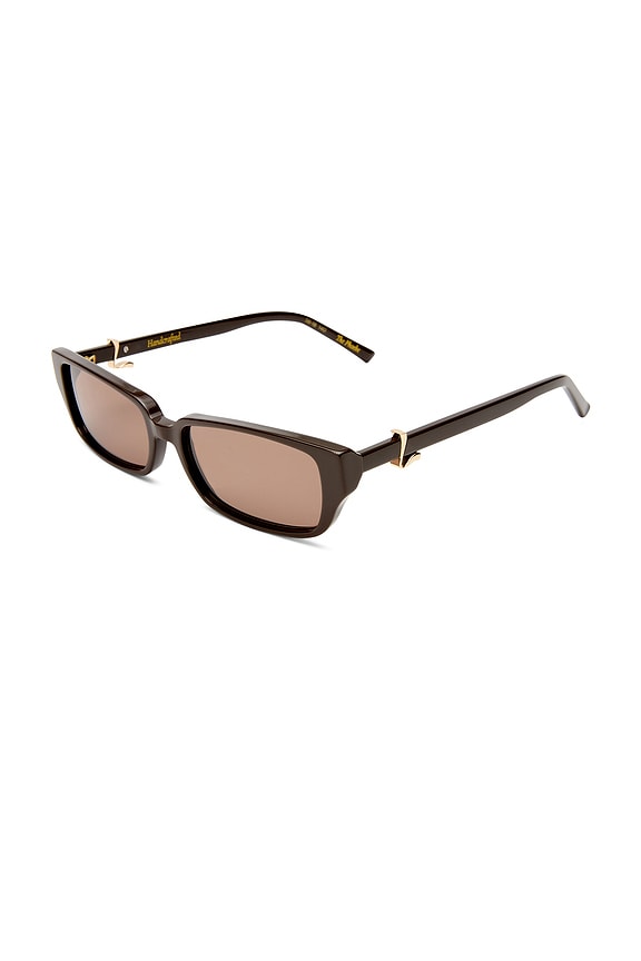 view 2 of 3 The Phoebe Sunglasses in Dark Chocolate & Chocolate Mono