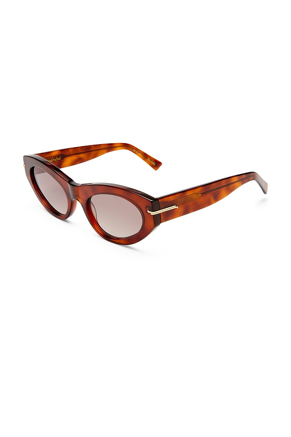 view 2 of 3 The Sofia Sunglasses in Honey Tort & Brown Gradient