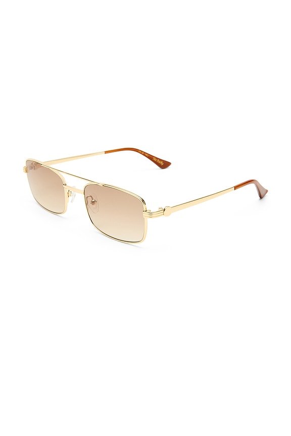 view 2 of 3 The Rocky Sunglasses in Gold & Tan Gradient