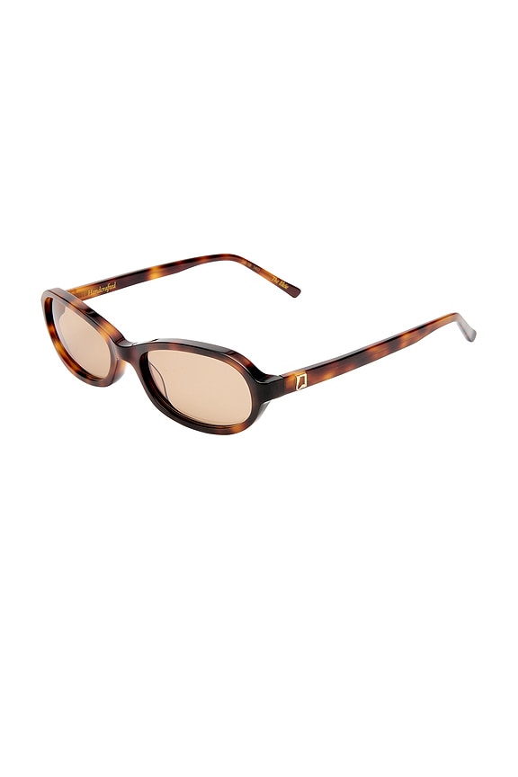 view 2 of 2 GAFAS DE SOL ELCIE in Tortoise & Light Tan Mono