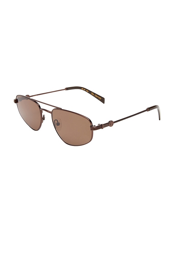 view 2 of 3 Harvey Sunglasses in Bronze & Brown Mono