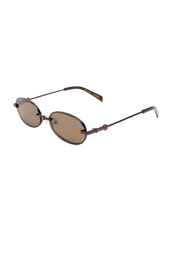 view 2 of 3 Jean Sunglasses in Bronze & Brown Mono