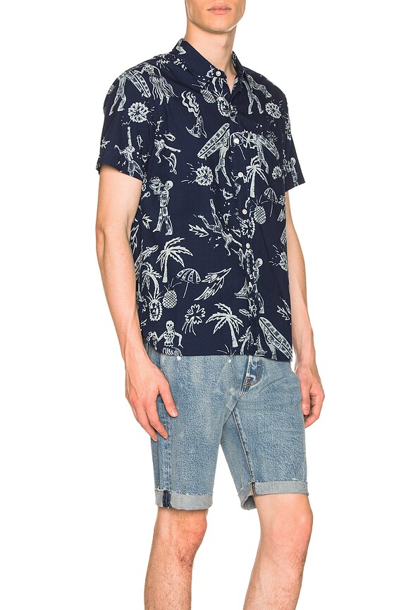 view 2 of 5 Sunset Shirt in Indigo