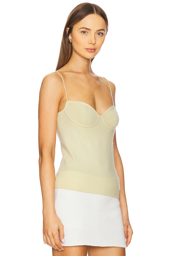 view 2 of 4 Alicia Top in Butter Yellow in Lemon Sorbet