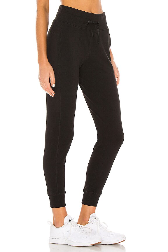 view 2 of 4 Gia Stretch French Terry Jogger in Graphite Black