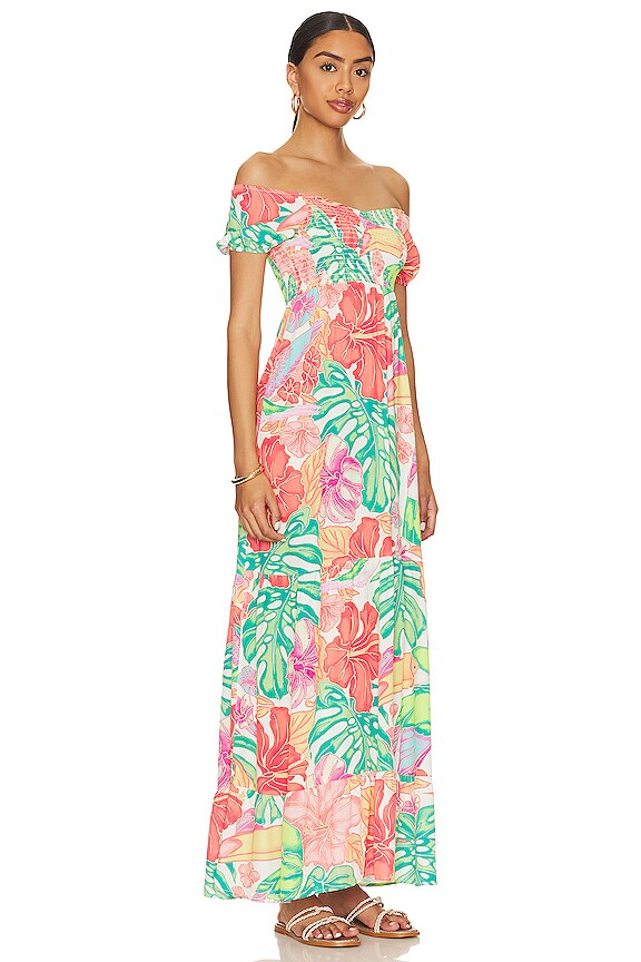 view 2 of 3 ROBE MAXI JILLIAN in Multicolor