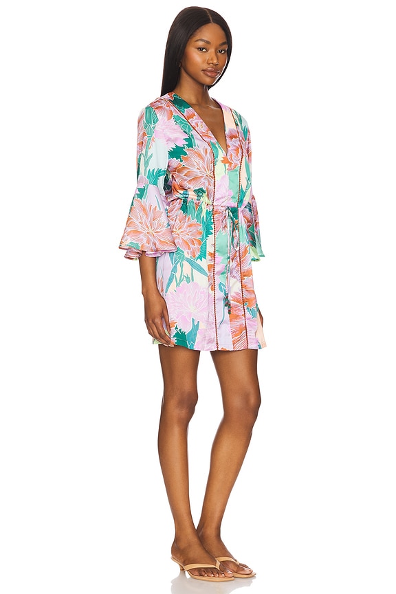 view 2 of 3 Japanese Eden Enjoyable Dress in Pastel Green