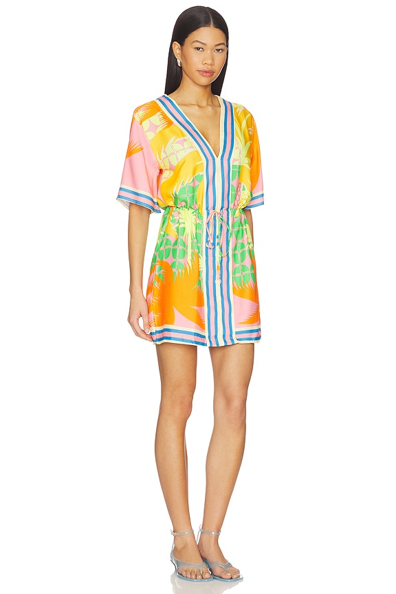 view 2 of 3 Solar Bliss Enjolia Cover Up in Open Yellow