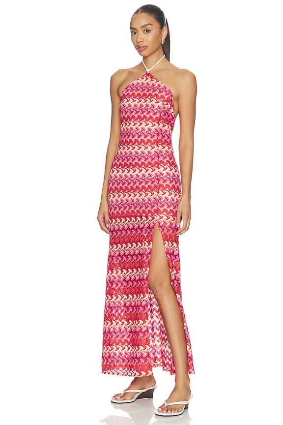 view 2 of 4 Wine Bloom Helsie Dress in Red