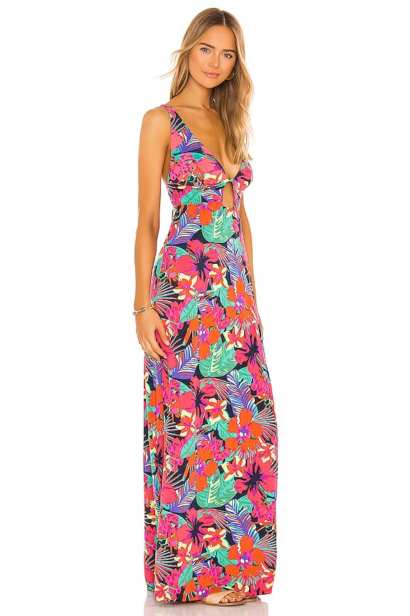 view 2 of 3 Flowering Crystal Dress in Pink