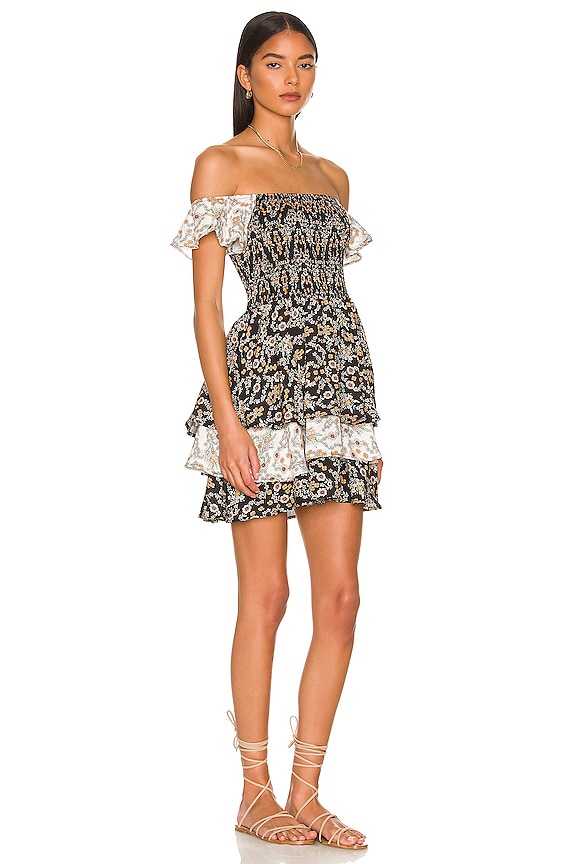 view 2 of 3 Naya Mini Dress in Black Ditsy