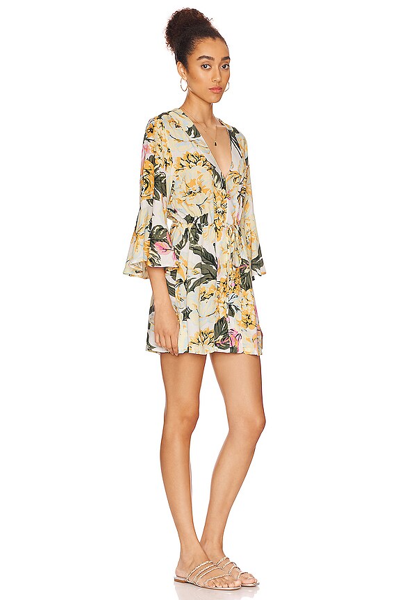 view 2 of 3 Joy Caftan in Spring Garden