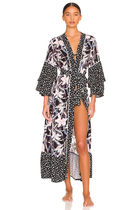 view 2 of 4 Sienna Kimono in Spray Lily