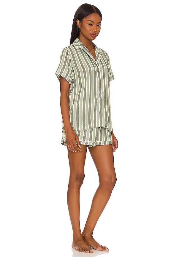 view 2 of 3 Slumber Pajama Set in Green